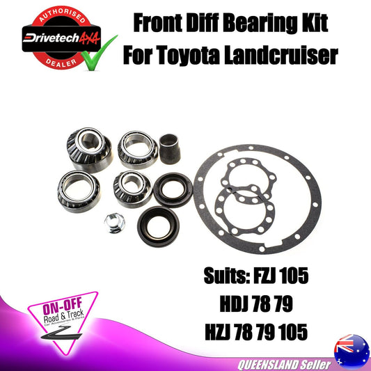 Drivetech 4x4 DT-DBK7L Front Diff Bearing Kit For Toyota Landcruiser 78 79 105
