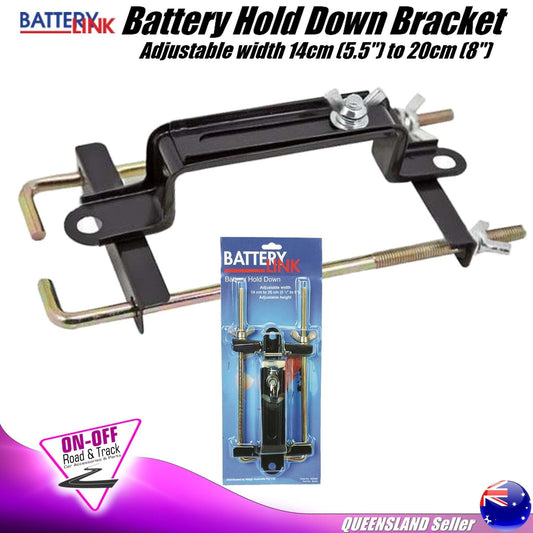 Battery Link Battery Hold Down Bracket BHS4 - Suits Batteries 140mm - 180mm