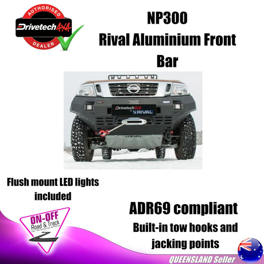 Drivetech 4x4 DT-2D41121B  by Rival Aluminium Front Bar For Nissan D23/Np300