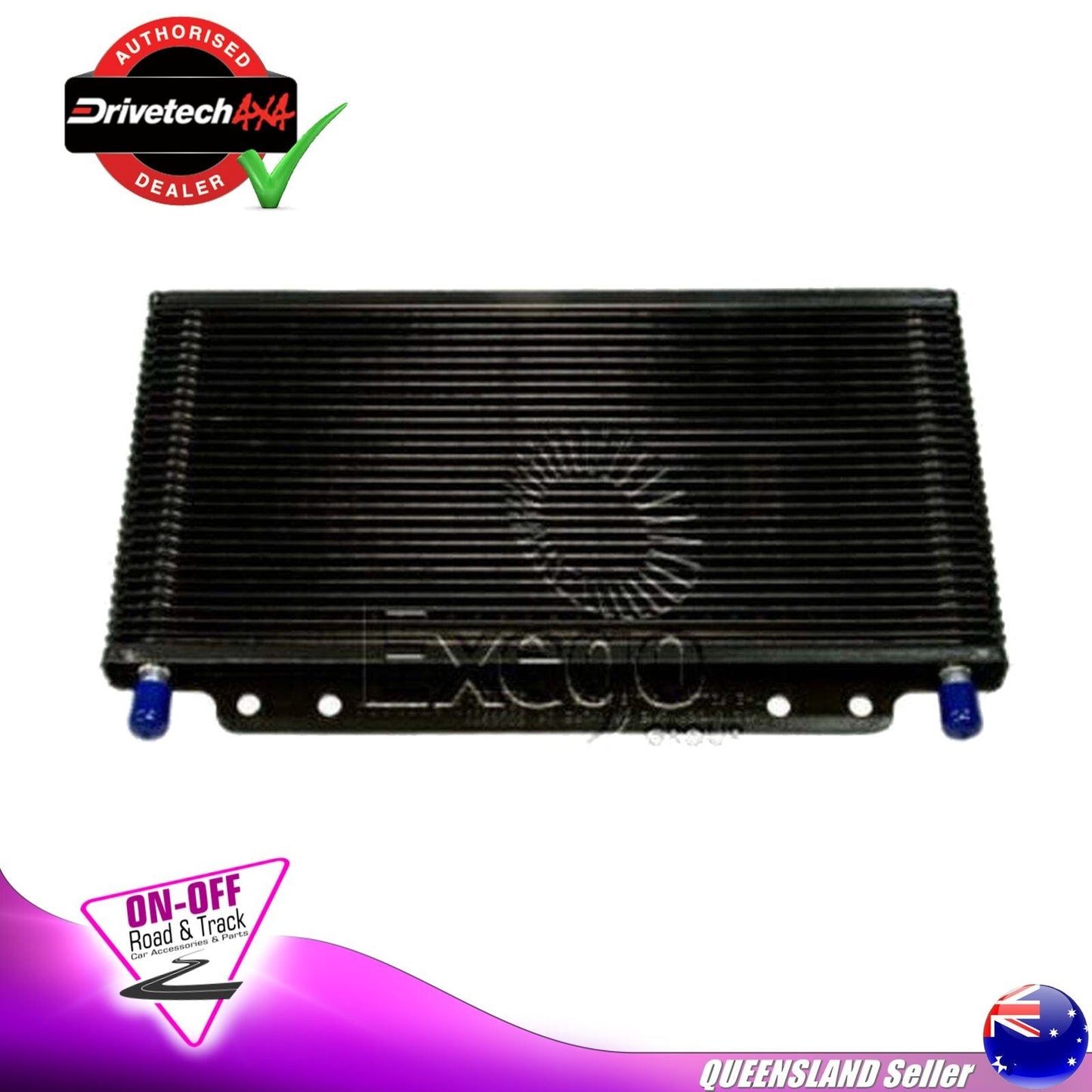 Drivetech 703-4452 Transmission/Oil Cooler - Universal 27 Plate 280x146