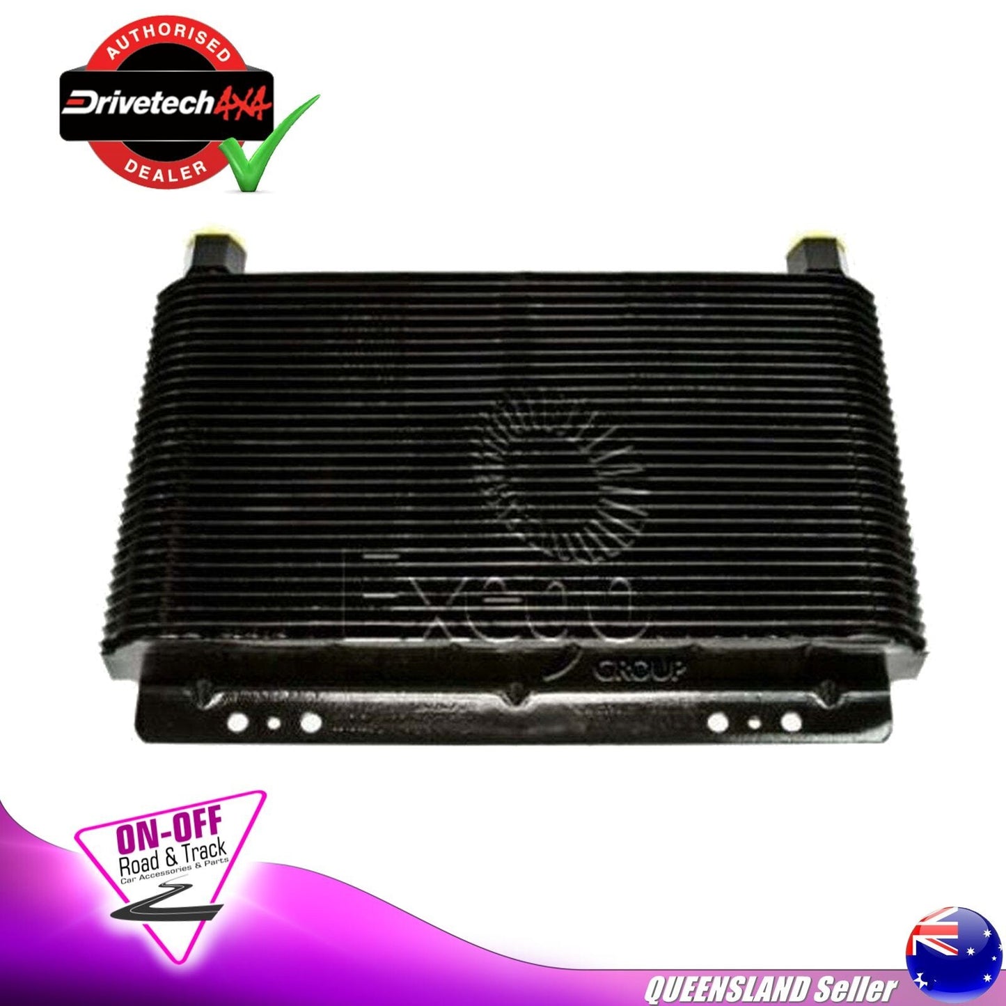 Drivetech 0555-332764 Universal Oil Cooler - 280x165x38 3/8 FLARE