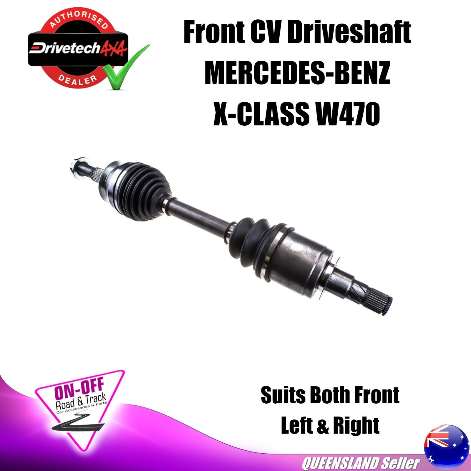 Drivetech 4x4 DTS-516 - CV Driveshaft For MERCEDES-BENZ X-CLASS W470