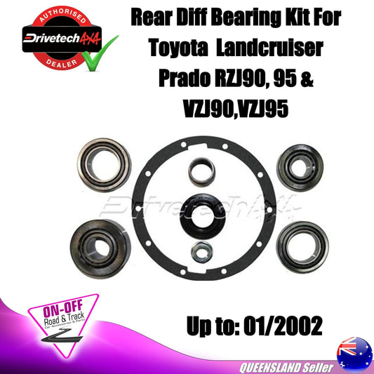 Drivetech 4x4 Rear Diff Bearing Kit for Toyota Landcruiser Prado RZJ95 & VZJ95