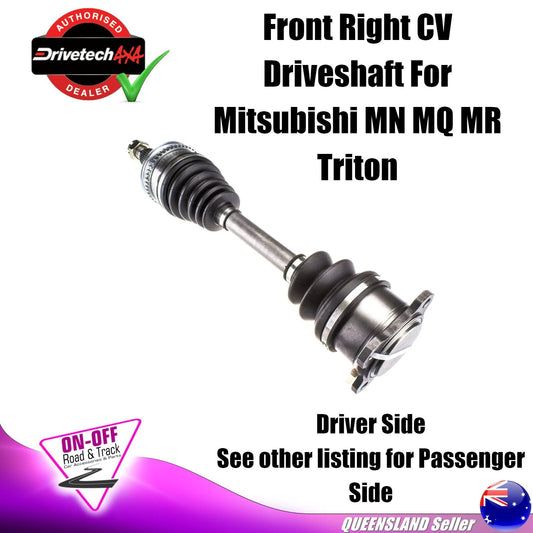 Drivetech 4x4 DTS-554 - CV Driveshaft For Mitsubishi MN MQ MR Triton Front Right