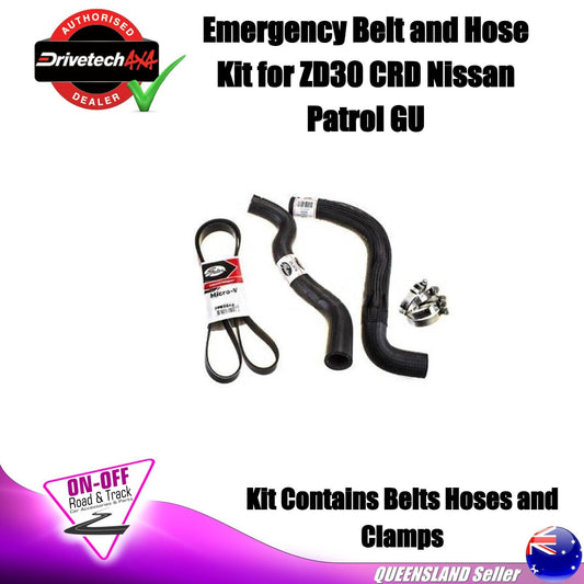 Drivetech 4x4 DT-BHK16 Emergency Belt and Hose Kit for ZD30 CRD Nissan Patrol GU