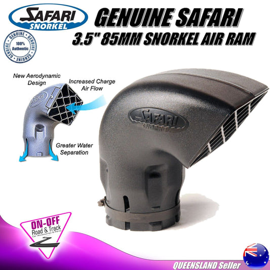 Genuine Safari Snorkel Air Ram Head 000-135-600 - For 3.5 inch Diameter Snorkels