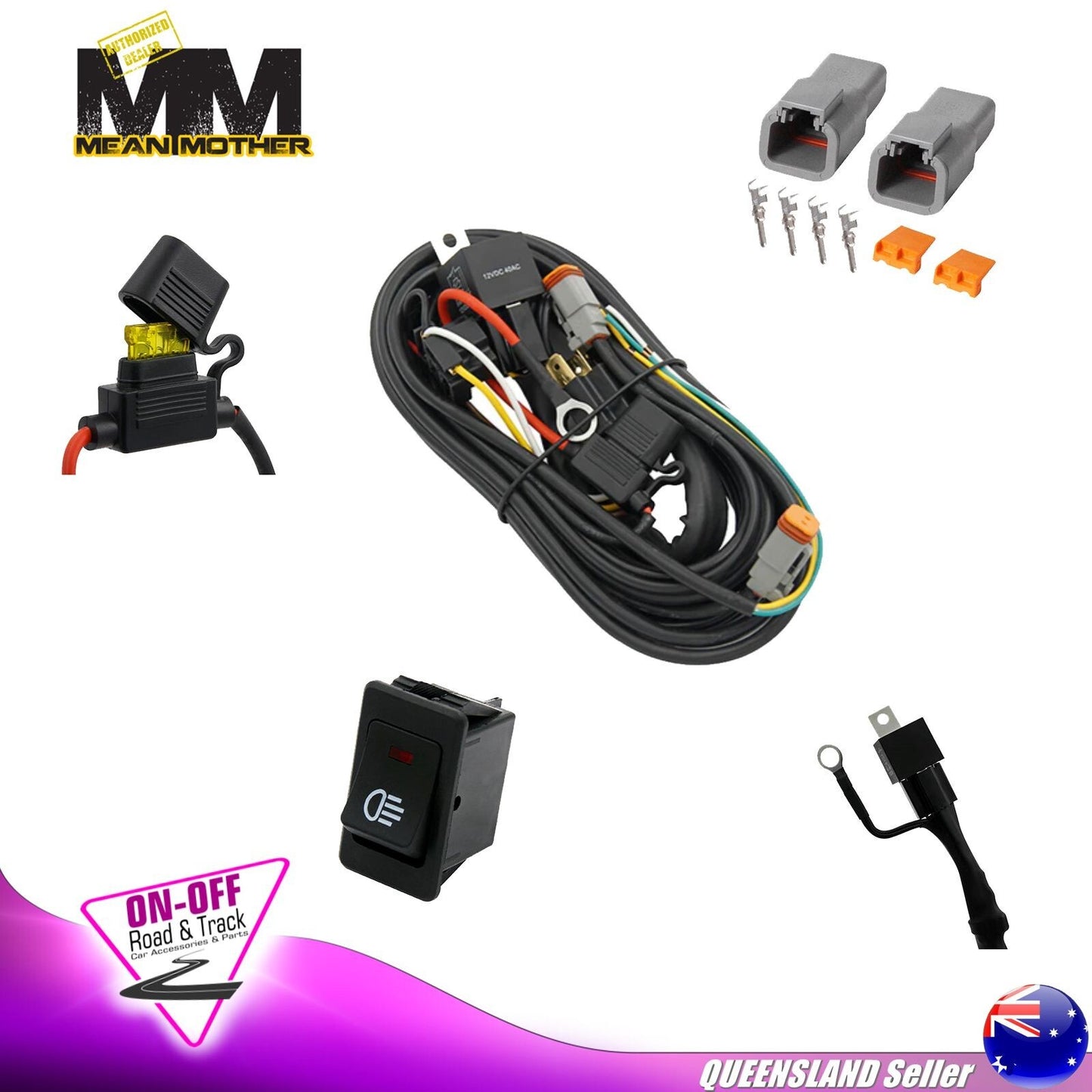 Mean Mother  MMDLH02 - 24V Driving Light Wiring Harness