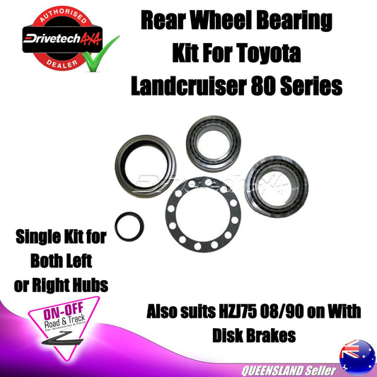 Drivetech 4x4 - Single Rear Wheel Bearing Kit for Toyota Landcruiser 80 Series