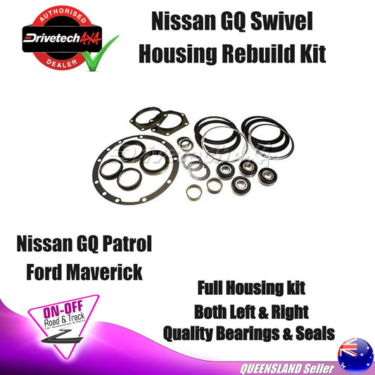 Drivetech 4x4 DT-SH13 - Swivel Housing kit for Nissan Patrol GQ Y60