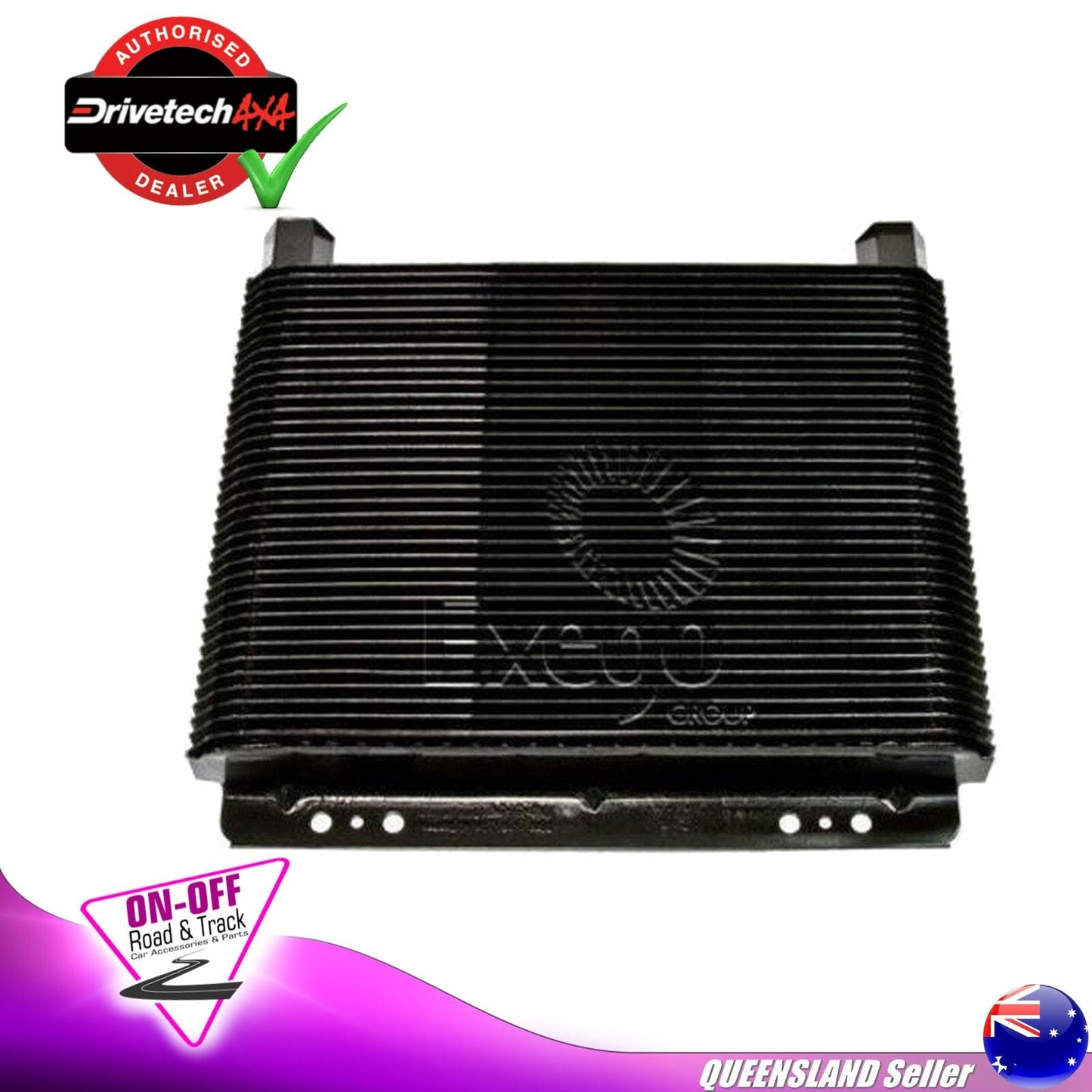 Drivetech 0555-331017 Engine Oil Cooler Core - Universal 72 Plate Large