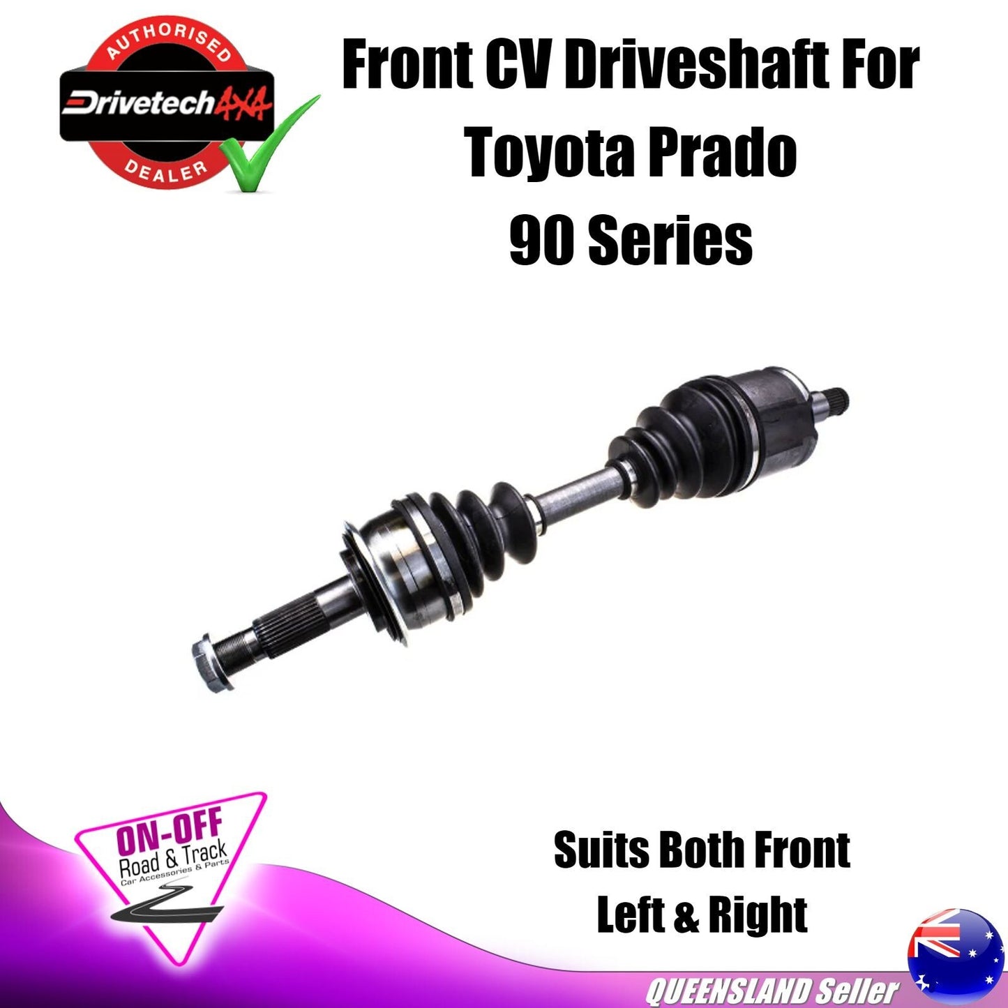Drivetech 4x4 DTS-509 - CV Driveshaft For Toyota Prado 90/95 Series