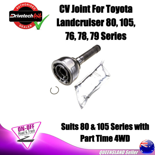 Drivetech 4x4 083-049069 - CV Joint For Toyota Landcruiser 80 105 76 78 79