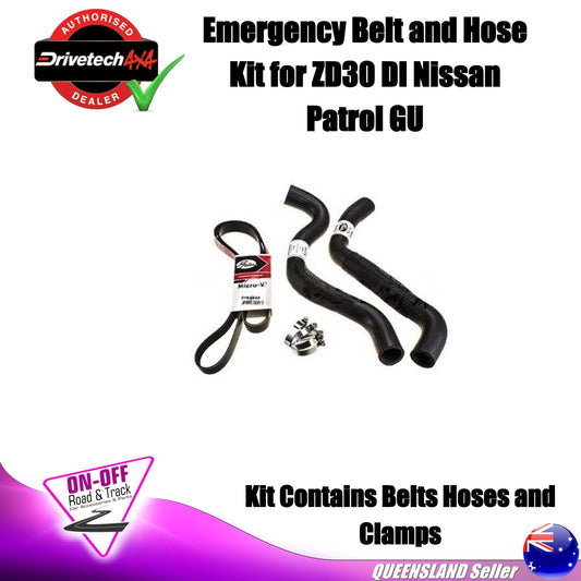 Drivetech 4x4 DT-BHK12 Emergency Belt and Hose Kit for ZD30 DI Nissan Patrol GU