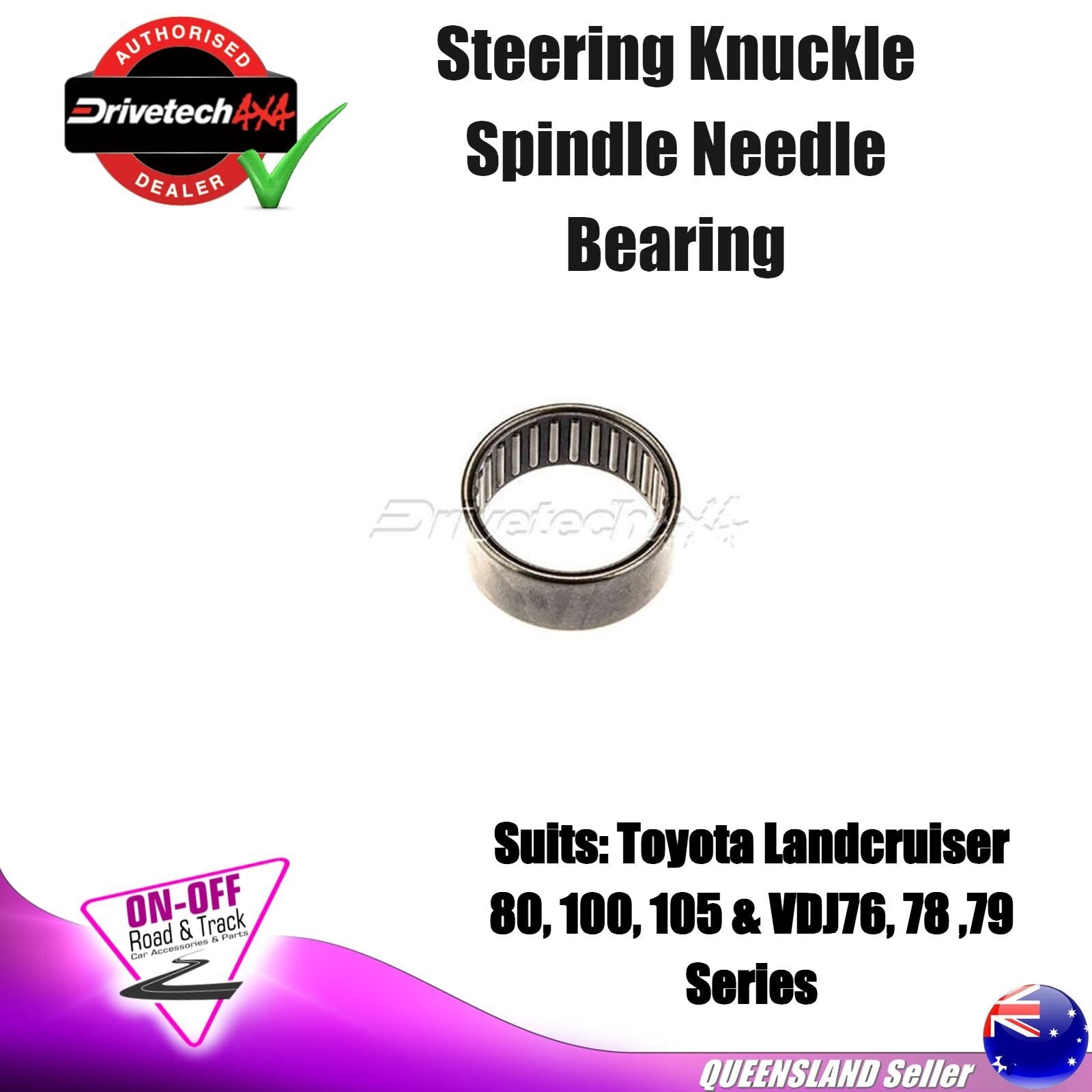 Drivetech90364-33011 Front Axle Spindle Bearing for Landcruiser 70 80 100 Series