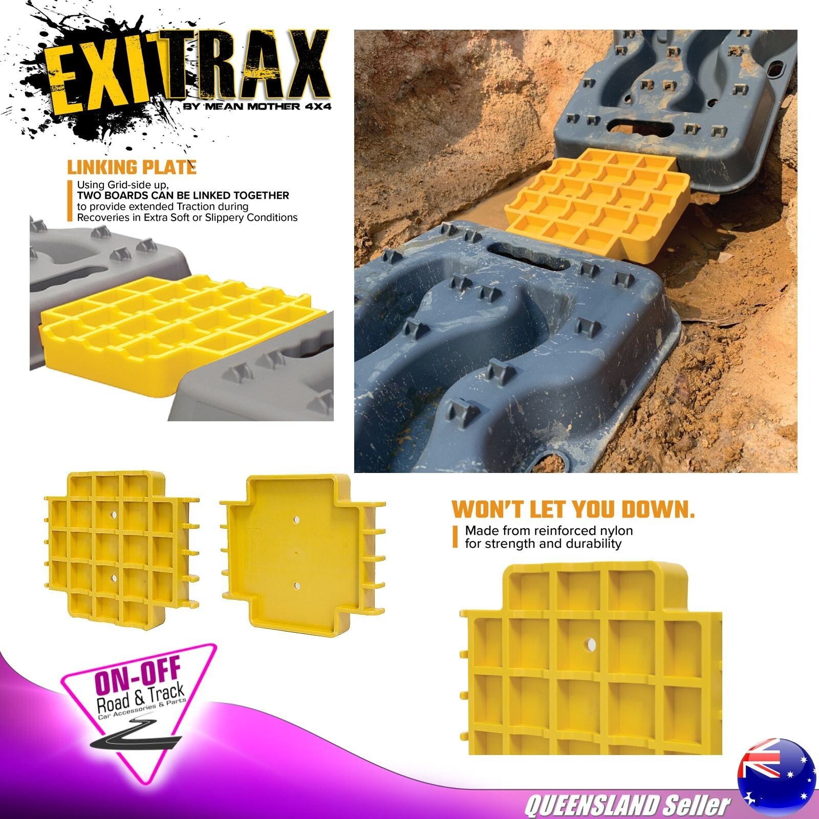 EXITRAX ETLINK - Ultimate ExiLink Linking Plate and 4X4 Jack Base