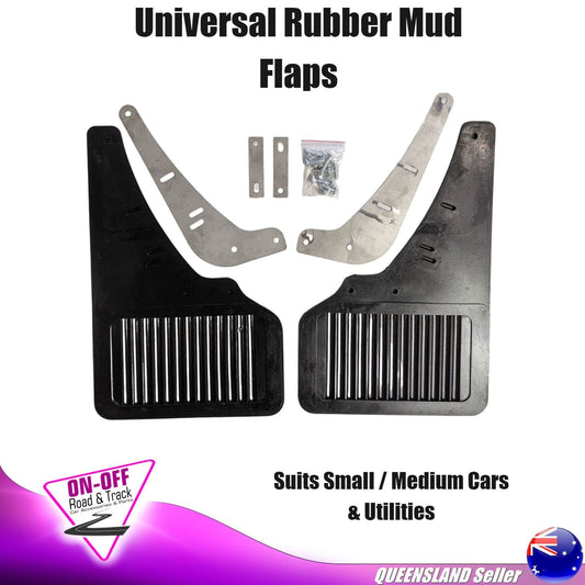Universal Rubber Mudflaps OLD SCHOOL UMF2 Small - Medium Cars