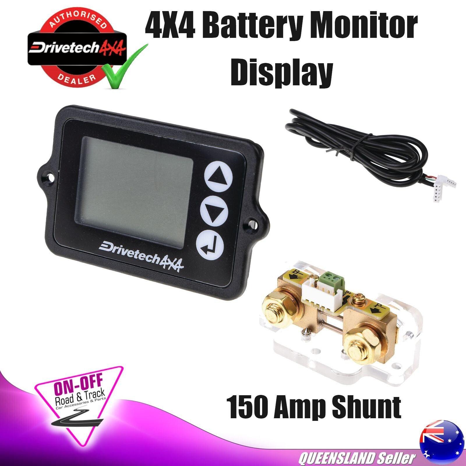 Drivetech 4x4 12V DT-17012 - Digital Battery Monitor System 150A