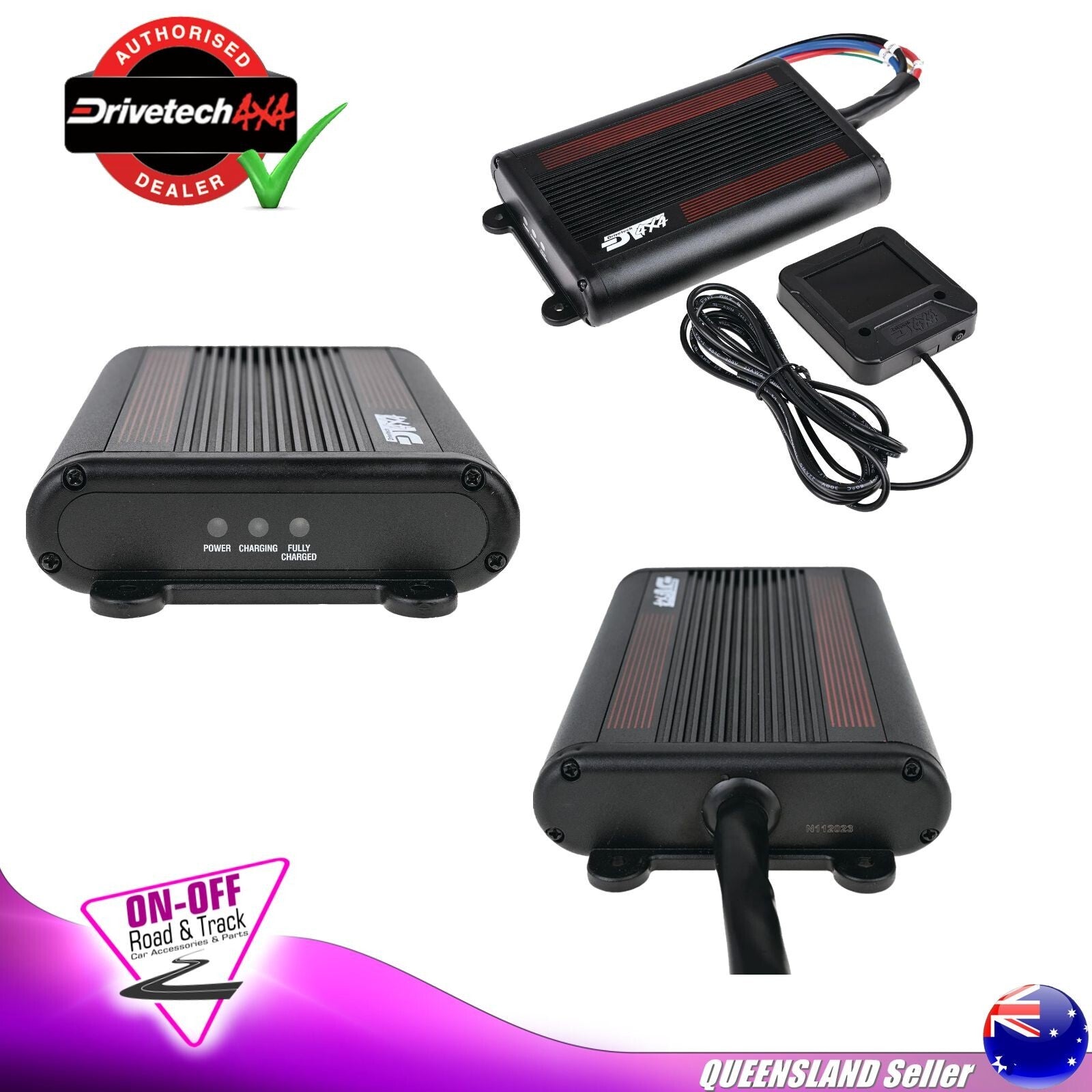 DRIVETECH 4X4 DC-DC Battery Charger 30A With MPPT Solar Input Lithium Compatible