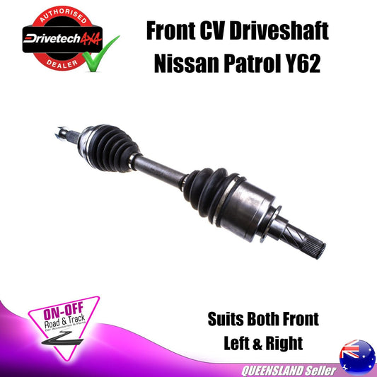 Drivetech 4x4 DTS-518 - CV Driveshaft For Nissan Patrol Y62 - Front