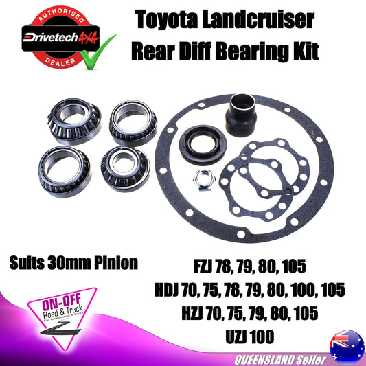 Drivetech 4x4 DT-DBK8 -  Rear Diff Bearing Kit For Toyota Landcruiser