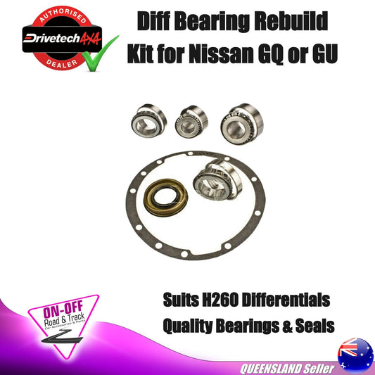Diff bearing DT-DBK14 - Rebuild Kit For Nissan GQ or GU Patrol H260 Rear 12 bolt