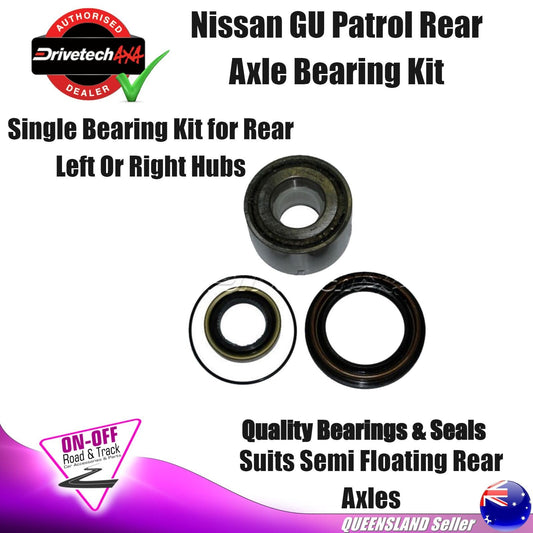 Drivetech 4x4 DT-AK16 - Nissan GU Patrol Rear Axle Bearing Kit Half Kit