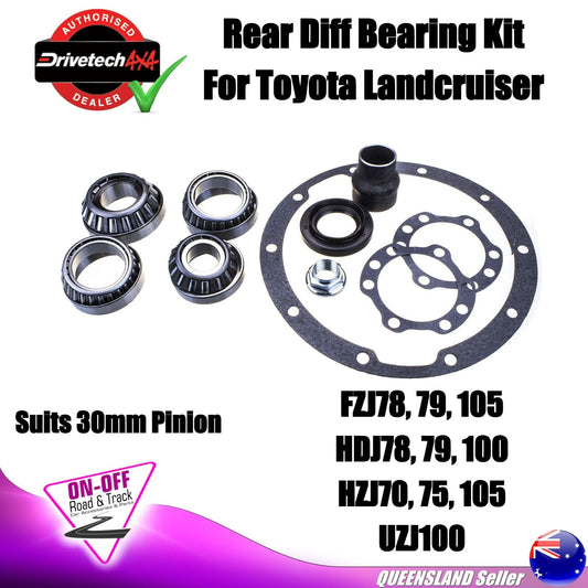 Drivetech 4x4 DT-DBK8L -  Rear Diff Bearing Kit For Toyota Landcruiser