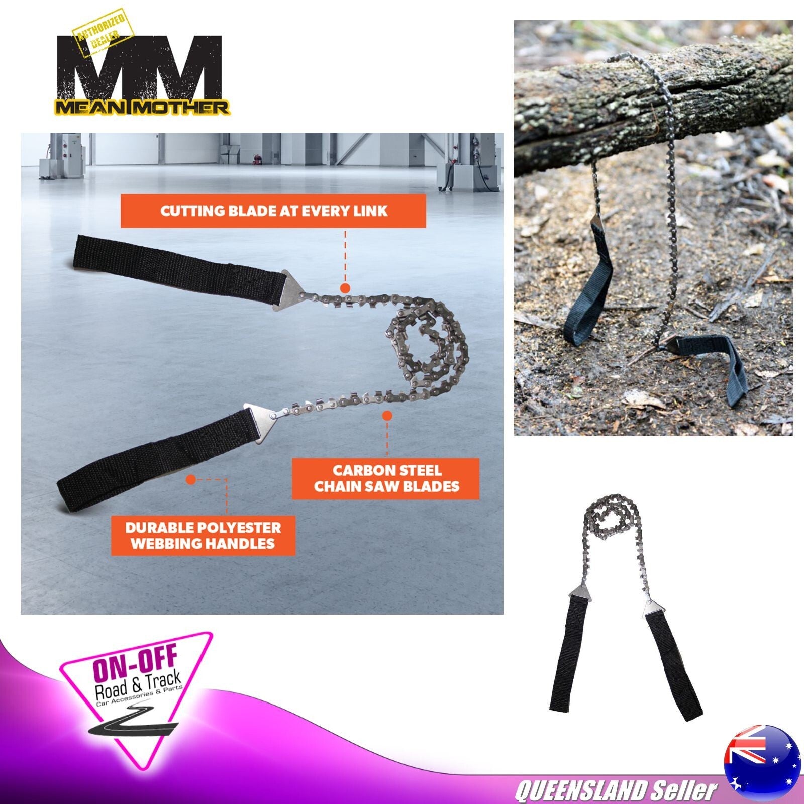Mean Mother Pocket Hand Chainsaw MMPCS1 - Camping Outdoor 4X4
