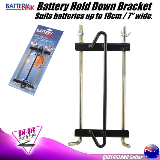Battery Link Battery Hold Down Bracket BHS2 - Suits Batteries up to 18cm Wide
