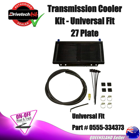 Drivetech 0555-334373 -  Universal Transmission Cooler Kit 27 Plate