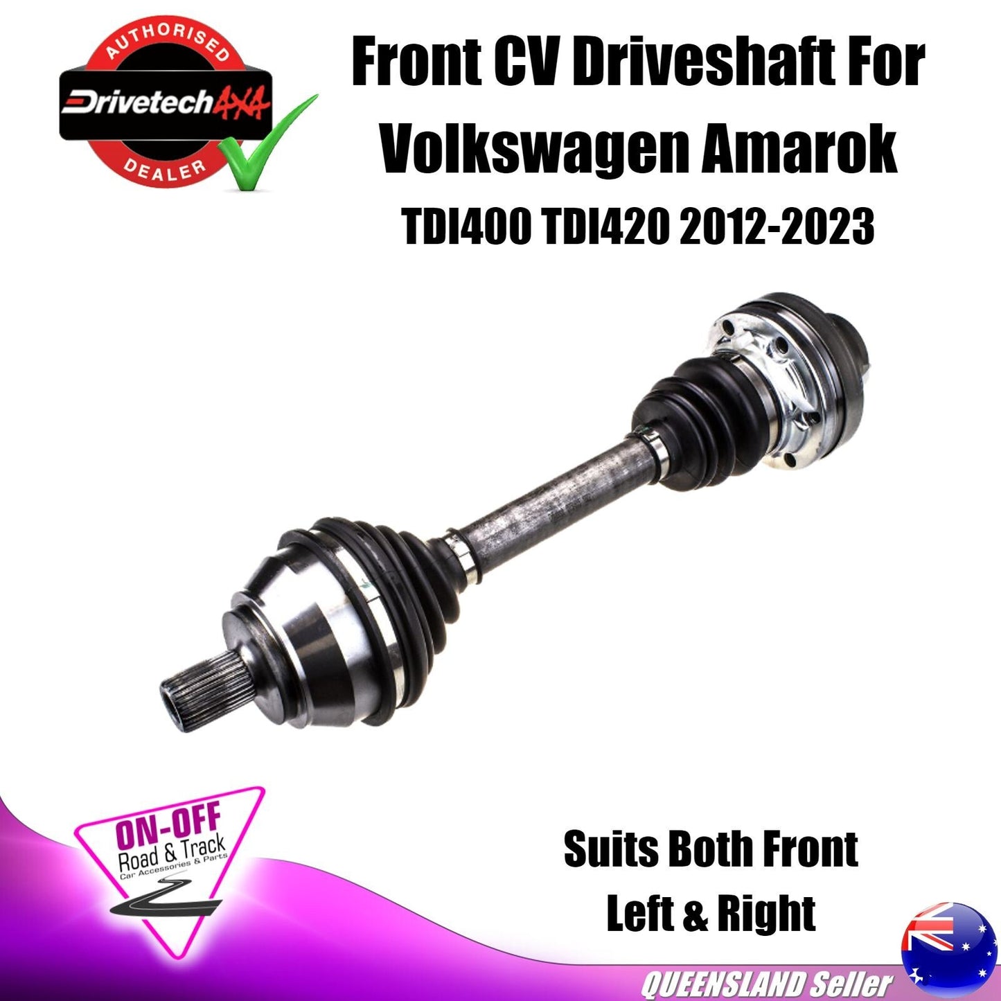Drivetech 4x4 DTS-515 - CV Driveshaft For Volkswagen Amarok TDI400/420 2012-2023