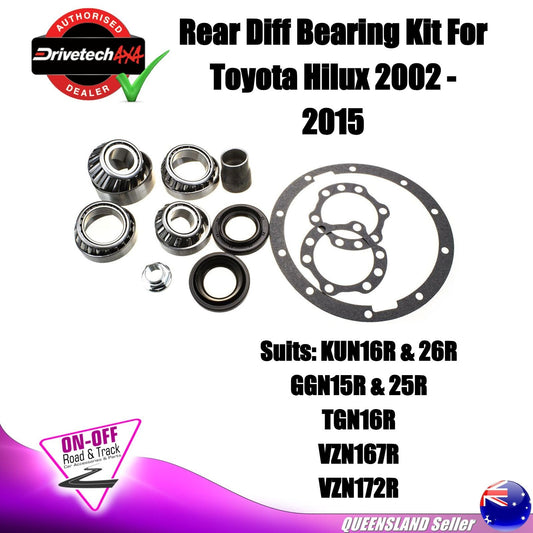 Drivetech 4x4 DT-DBK7L Rear Diff Bearing Kit For Toyota Hilux 2002 - 2015
