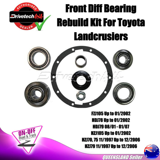 Drivetech 4x4 DT-DBK7 -  Front Diff Bearing Rebuild Kit For Toyota Landcrusier