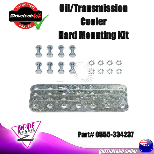 Drivetech Oil/Transmission Cooler - Hard Mounting Kit