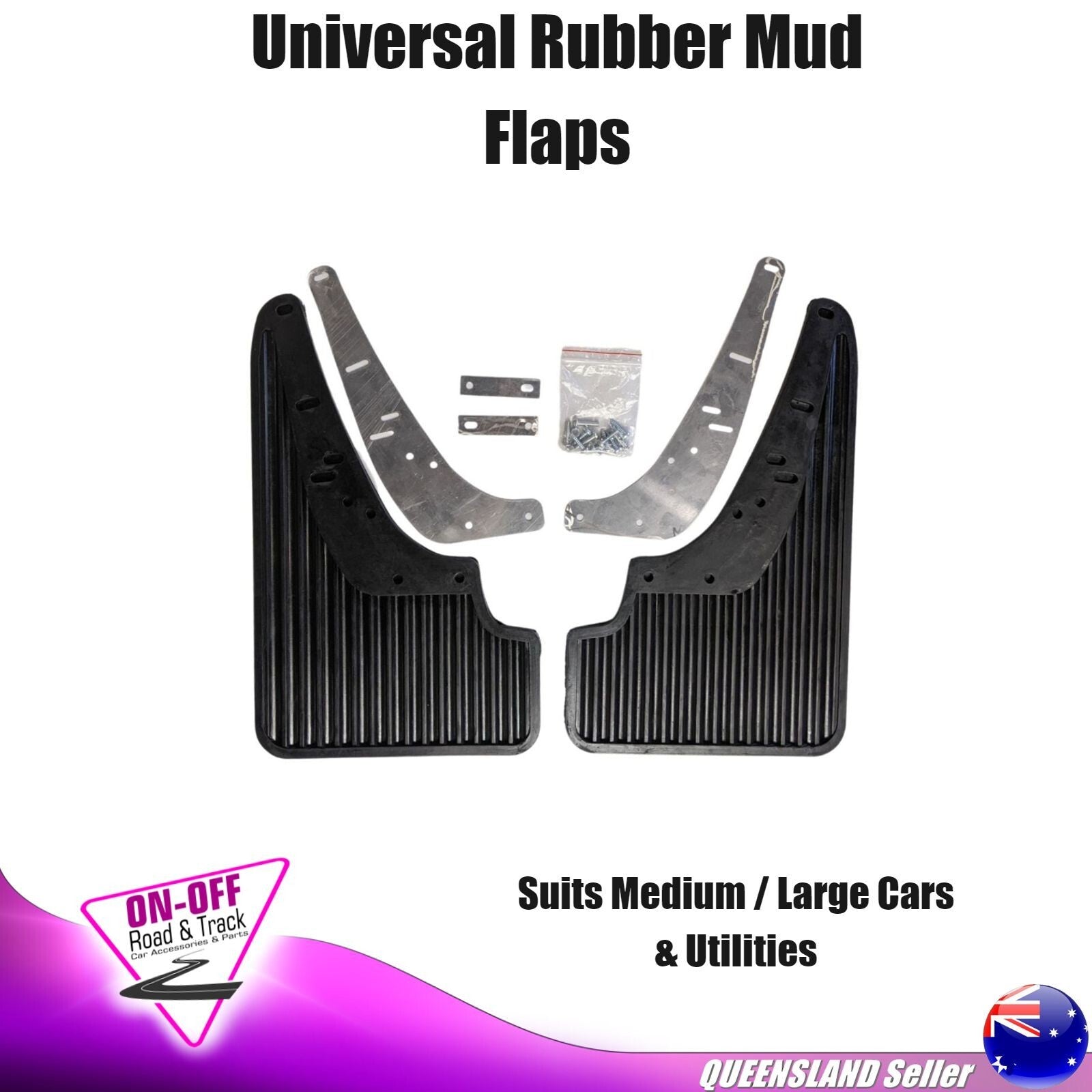 Universal Rubber Mudflaps UMF4 - Medium - Large