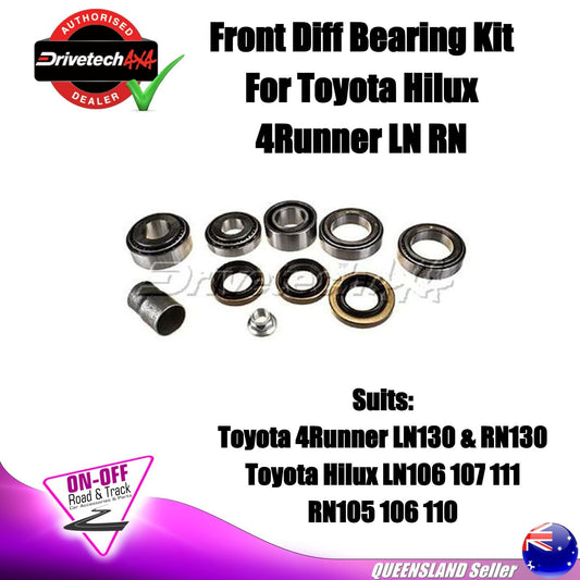 Drivetech 4x4 DT-DBK7H - Front Diff Bearing Kit For Toyota Hilux 4 Runner LN RN