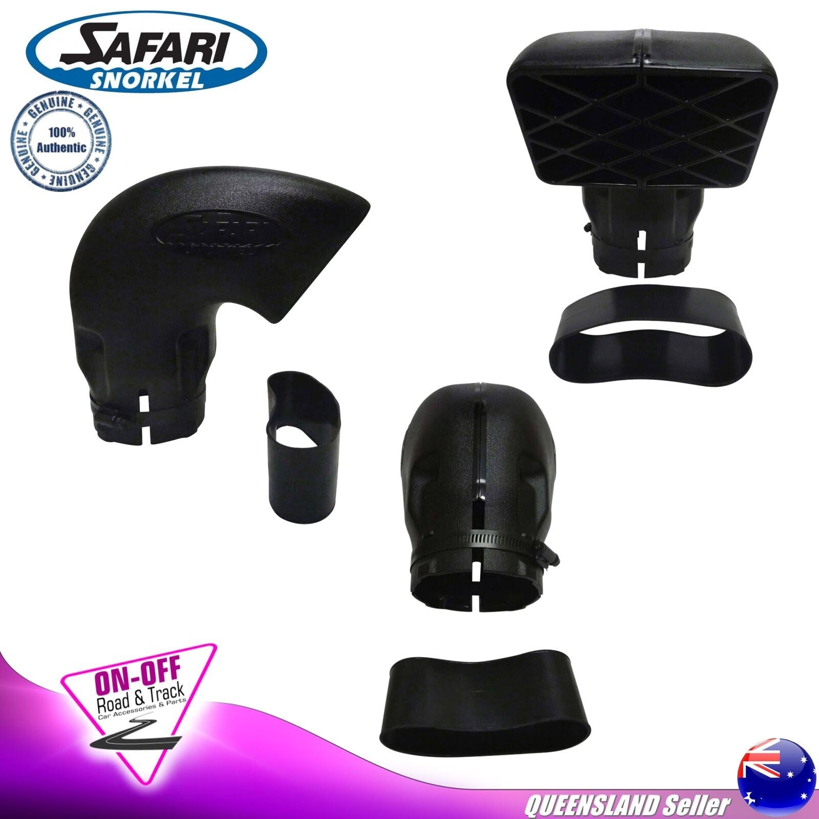 Genuine Safari Snorkel Air Ram Head 000-135-600 - For 3.5 inch Diameter Snorkels