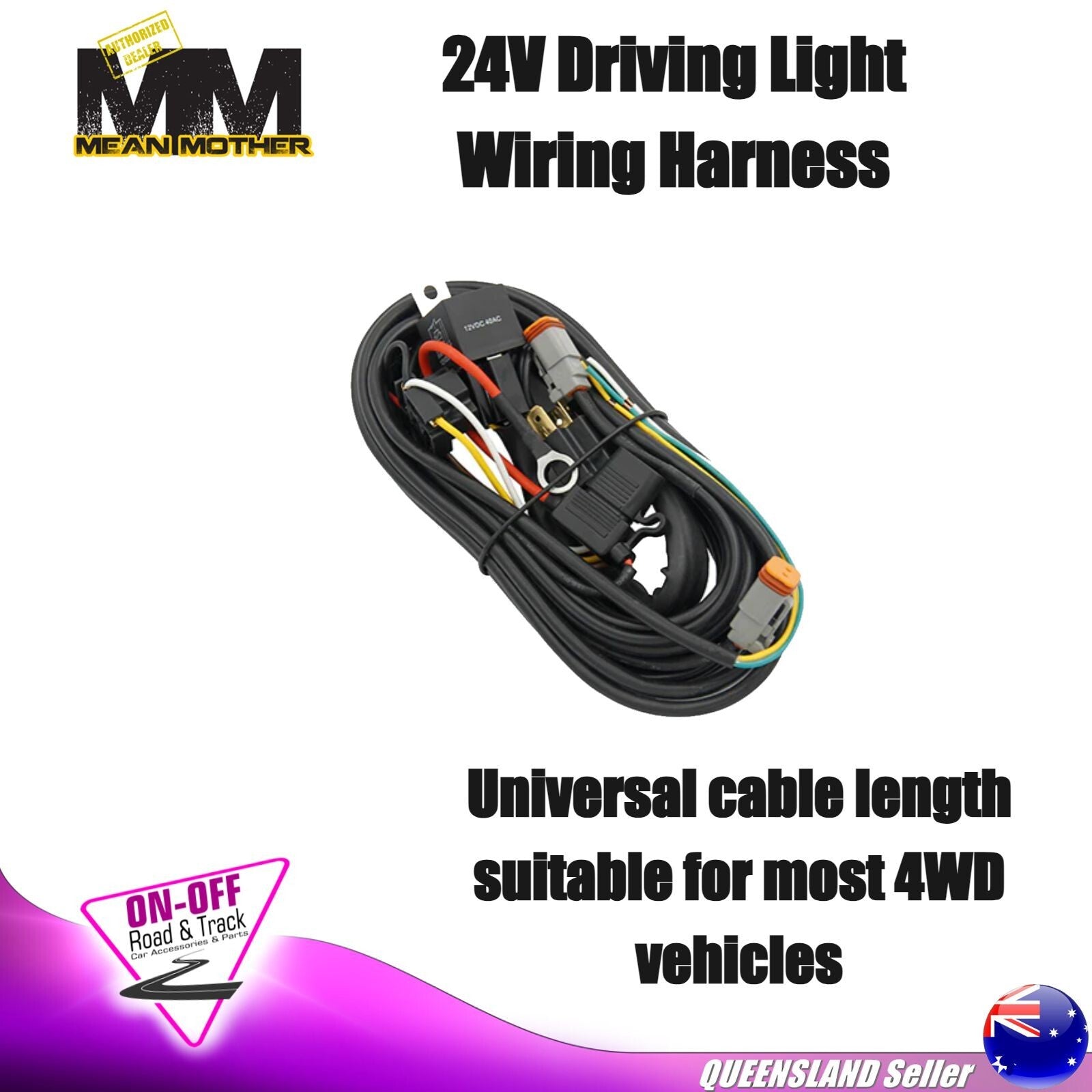Mean Mother  MMDLH02 - 24V Driving Light Wiring Harness