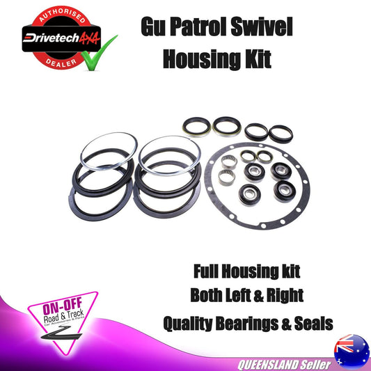 Drivetech DT-SH14 - Gu Patrol Swivel Housing Overhaul Kit RD28,ZD30,TD42,TB45/48