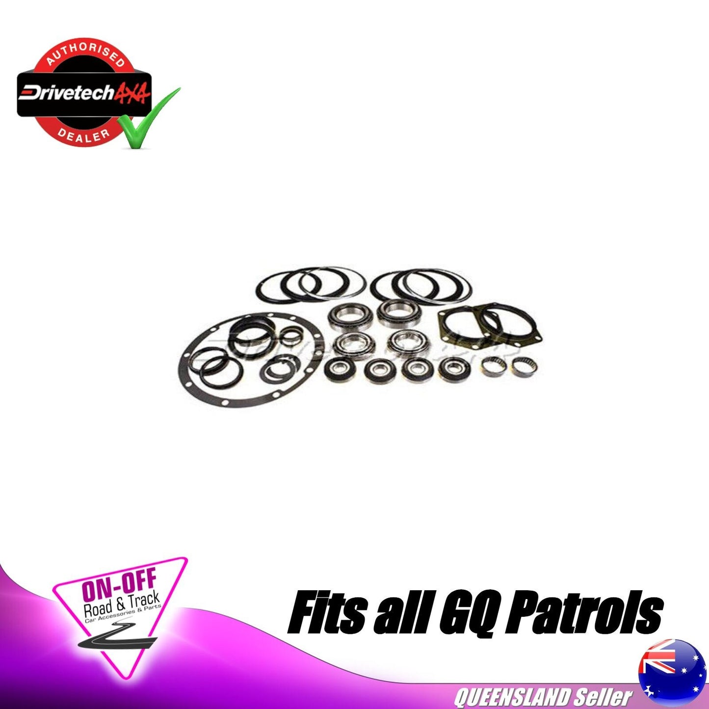 Drivetech 4x4 - DT-AXKIT5 GQ Patrol/Maverick Y60 4x4 Swivel Housing Rebuild kit