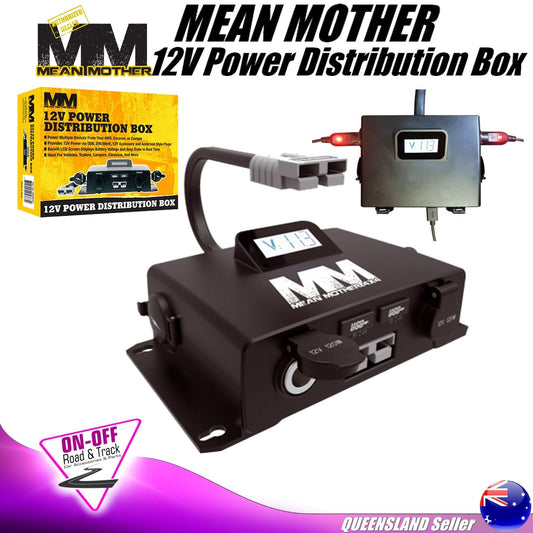 Mean Mother MMBD01 - 12V Power Distribution Box DC12V Aux, DIN/Merit, and USB