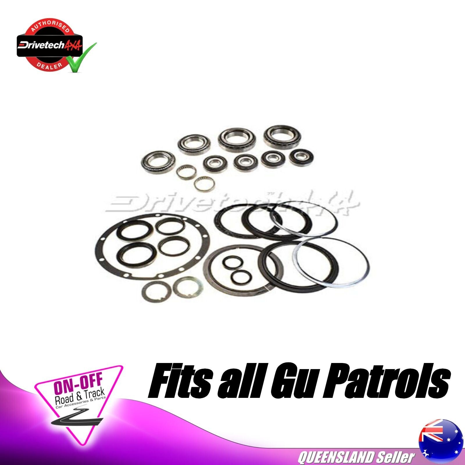 Drivetech 4x4 - DT-AXKIT6 GU Patrol Y61 4x4 Swivel Housing Rebuild kit