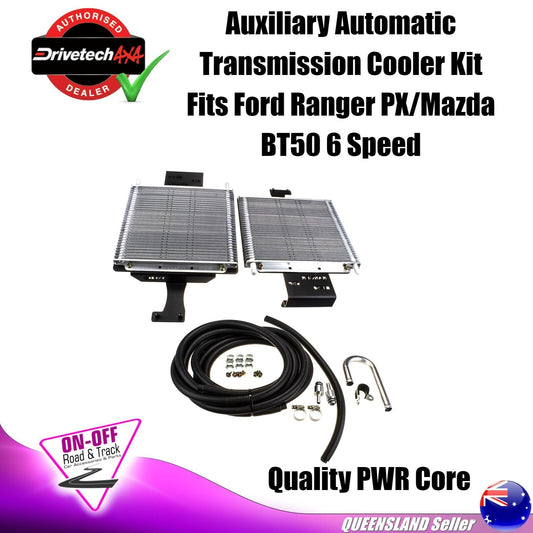 Auxiliary Automatic Transmission Cooler Kit Fits Ford Ranger PX Mazda BT50 6 SP