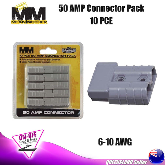 Mean Mother MMAP10 - 50 AMP Anderson Connector Pack - 10 Piece