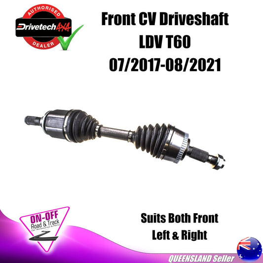 Drivetech 4x4 DTS-521 - CV Driveshaft LDV T60 07/2017-08/2021