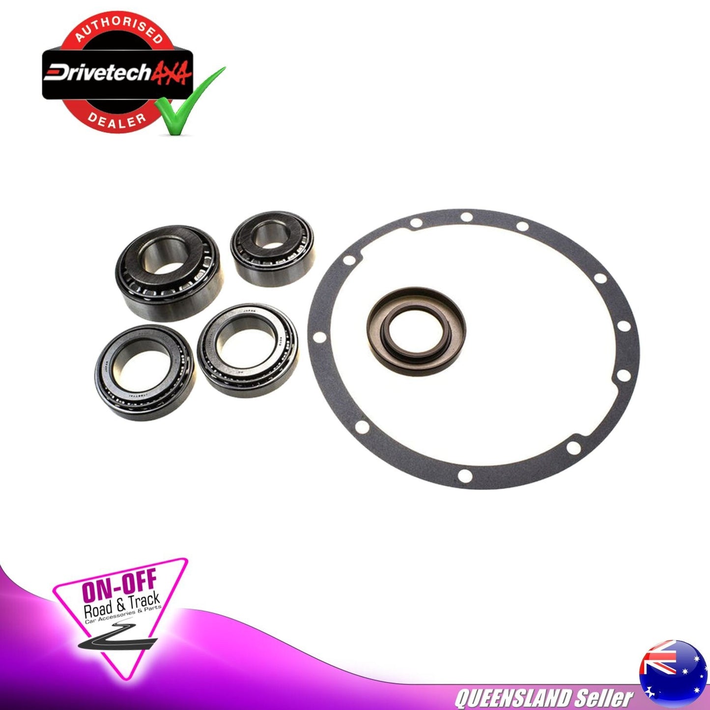 Drivetech 4x4 DT-DBK13 - Nissan GU/GQ H233b Differential Rebuild Bearing Kit