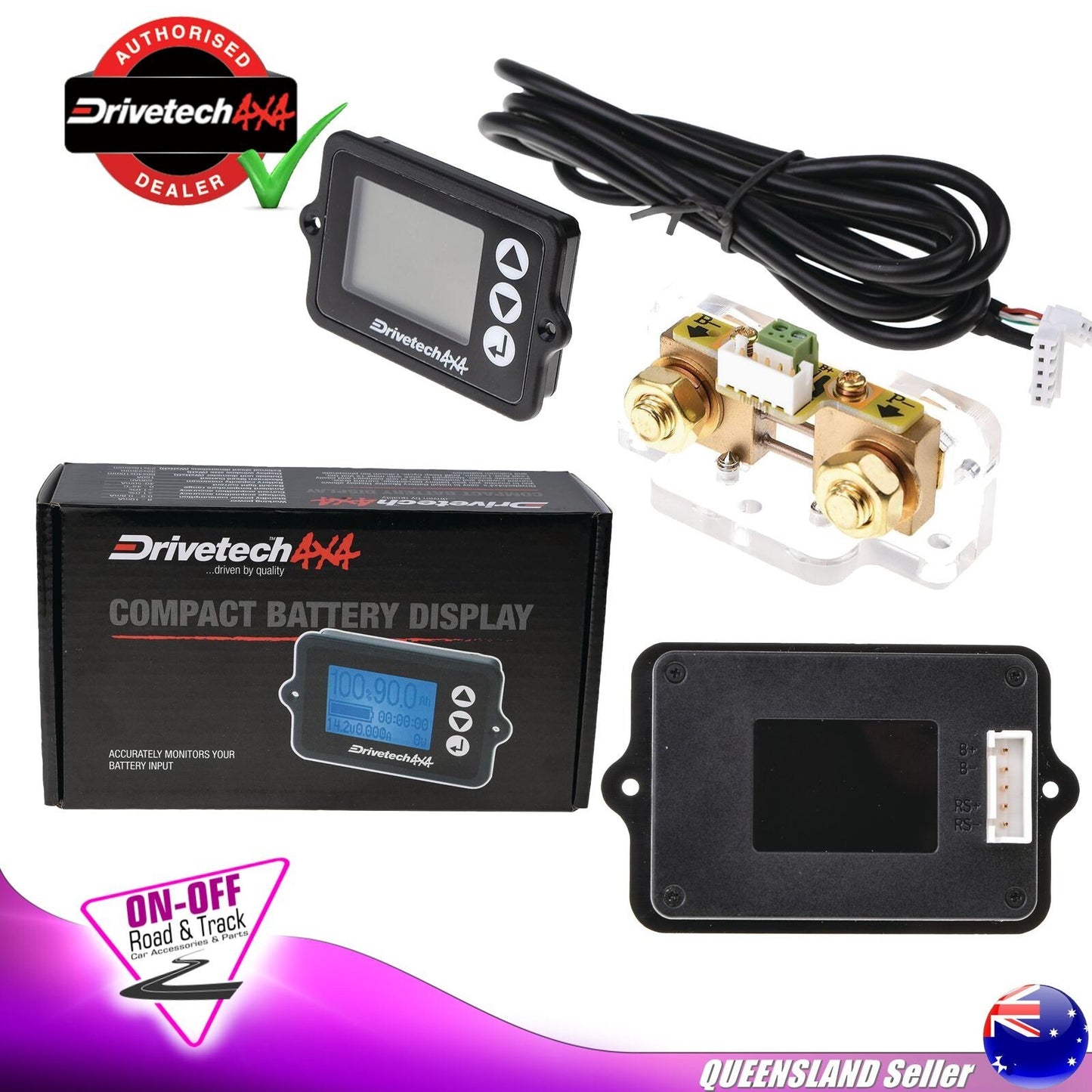 Drivetech 4x4 12V DT-17012 - Digital Battery Monitor System 150A