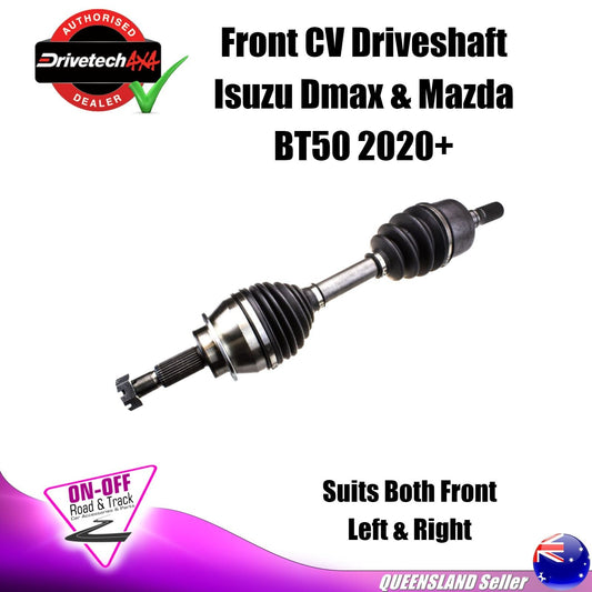 Drivetech 4x4 DTS-522 - CV Driveshaft Isuzu Dmax & Mazda BT50 2020+