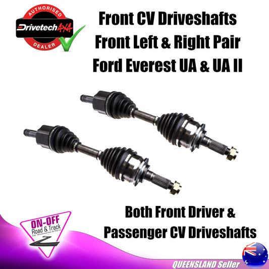 Drivetech 4x4 DTS556/557 - CV Driveshaft For Ford Everest UA & UA II Front Pair