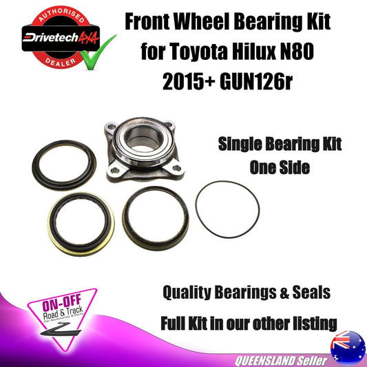 Drivetech 4x4 Front Wheel Bearing Kit For Toyota Hilux N80 2015+ GUN126R